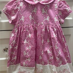 Pink Unicorn Kids Dress